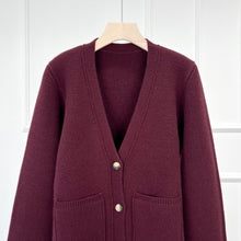 Cargar imagen en el visor de la galería, Scarlet Premium Heavyweight Merino Wool Cardigan