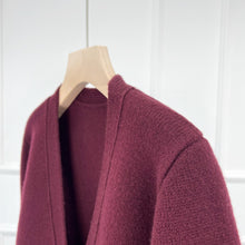Cargar imagen en el visor de la galería, Scarlet Premium Heavyweight Merino Wool Cardigan