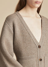Charger l'image dans la galerie, Scarlet Heavyweight Premier Cashmere Cardigan