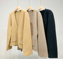 Charger l'image dans la galerie, Scarlet Heavyweight Premier Cashmere Cardigan