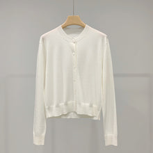 Cargar imagen en el visor de la galería, Sarah Silk Merino Wool Cardigan