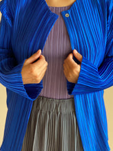 Load image into Gallery viewer, Goffer Indigo Light Blazer
