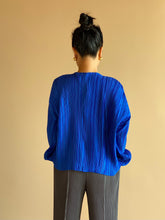Load image into Gallery viewer, Goffer Indigo Light Blazer