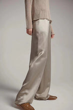 Load image into Gallery viewer, Akina Silk Satin Wide Leg Pants