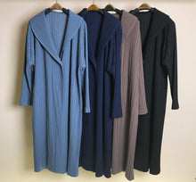 Load image into Gallery viewer, Goffer Round Lapels Coat