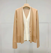 Charger l'image dans la galerie, Memaire Double-Layered Extra Fine Merino Cardigan