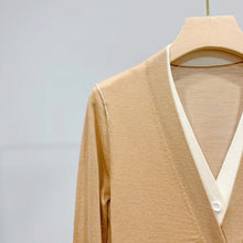 Charger l'image dans la galerie, Memaire Double-Layered Extra Fine Merino Cardigan