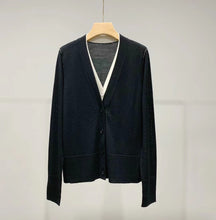 Charger l'image dans la galerie, Memaire Double-Layered Extra Fine Merino Cardigan