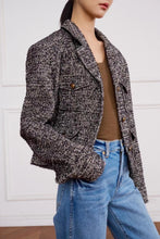 Charger l'image dans la galerie, ÀIMAI Tweed Retro Cropped Wool Coat