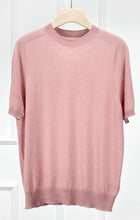 将图片加载到图库查看器,Maya Seamless Wool Knit Short Sleeve