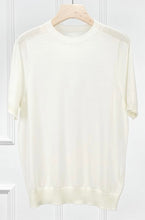 将图片加载到图库查看器,Maya Seamless Wool Knit Short Sleeve