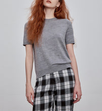 将图片加载到图库查看器,Maya Seamless Wool Knit Short Sleeve