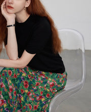 将图片加载到图库查看器,Maya Seamless Wool Knit Short Sleeve