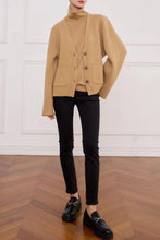 画像をギャラリービューアに読み込む, Scarlet Contour Cashmere Cardigan