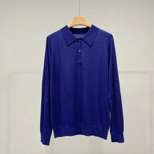 将图片加载到图库查看器,AIMIA Vintage Merino Knitting Polo