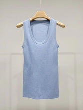 将图片加载到图库查看器,Merina Treasure Superfine Merino U-Neck Tank