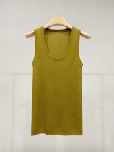 将图片加载到图库查看器,Merina Treasure Superfine Merino U-Neck Tank