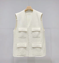 Charger l'image dans la galerie, Crush Custom-Made Tweed Wool Pocket Vest