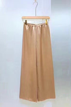 Load image into Gallery viewer, Akina Silk Satin Wide Leg Pants