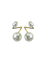 将图片加载到图库查看器,Ethereal Gold & Pearl Earrings