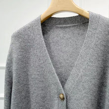 将图片加载到图库查看器,Sander Contour Merino Wool Cardigan