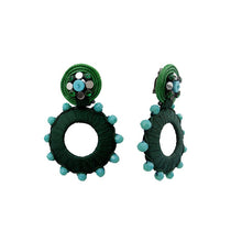 将图片加载到图库查看器,ÀIMAI Gemstone Harmony Earrings — Artistry, Ethically Woven