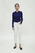 将图片加载到图库查看器,Muse Extra Fine Merino Polo Long Sleeve Shirt