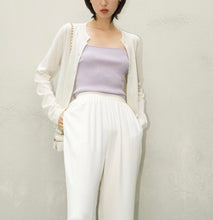 Cargar imagen en el visor de la galería, Sarah Silk Merino Wool Cardigan