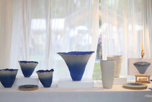 将图片加载到图库查看器,Blue Whale Blue Ceramic Vase