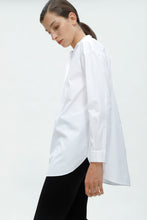 将图片加载到图库查看器,Tuxedo Stand Collar Cotton Sateen Shirt