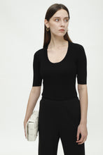 将图片加载到图库查看器,Eva Merino U-neck Top