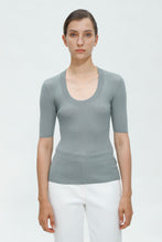 将图片加载到图库查看器,Eva Merino U-neck Top