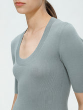 将图片加载到图库查看器,Eva Merino U-neck Top
