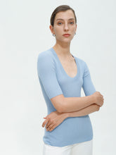 将图片加载到图库查看器,Eva Merino U-neck Top