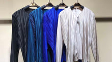 Load image into Gallery viewer, Goffer Indigo Light Blazer