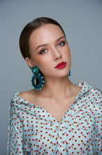 将图片加载到图库查看器,ÀIMAI Gemstone Harmony Earrings — Artistry, Ethically Woven