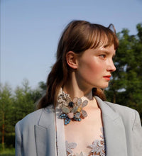 将图片加载到图库查看器,Aria Crocheted Flower Brooch