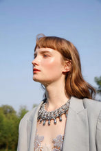 将图片加载到图库查看器,Handmade Crocheted Beaded Necklace