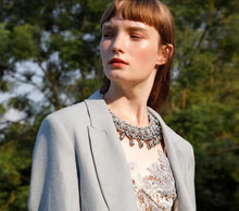 将图片加载到图库查看器,Handmade Crocheted Beaded Necklace