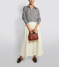 将图片加载到图库查看器,Jo V Neck Vintage Polo Cashmere Sweater