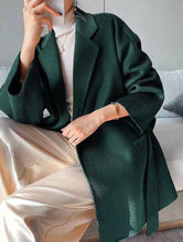 Cargar imagen en el visor de la galería, ÀIMAI Bathrobe Cropped Cashmere Wool Coat