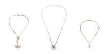 将图片加载到图库查看器,Natural Pink Crystal Irregular Necklace