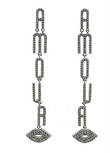 Charger l'image dans la galerie, Bold Black Resin Earrings
