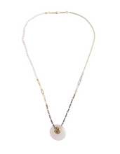 将图片加载到图库查看器,Natural Pink Crystal Irregular Necklace