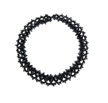 Load image into Gallery viewer, Hand Crocheted Beads Necklace