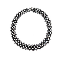 Load image into Gallery viewer, Hand Crocheted Beads Necklace