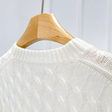Load image into Gallery viewer, Karin Woolen Twisted Long Sweater

