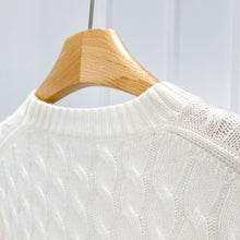 Cargar imagen en el visor de la galería, Karin Woolen Twisted Long Sweater
