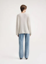 Load image into Gallery viewer, Cable Knit Cashmere Wool Sweater
