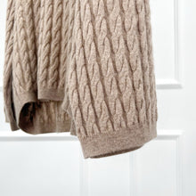 将图片加载到图库查看器，Cable Knit Cashmere Sweater
